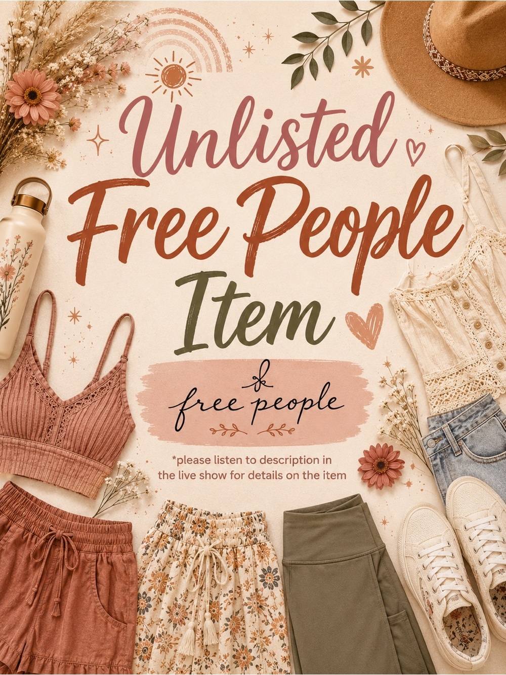 Unlisted Free People or FP Movement Item for Live Show with @thrift_educator
